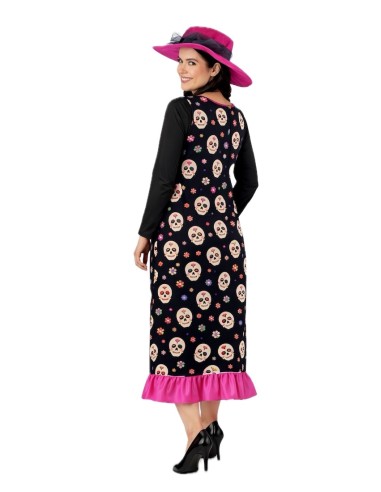 Costume Catrina Size M | Costumes for Adults from El Rey del Carnaval